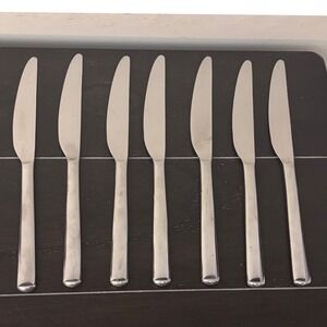 Modern‎ Solid Knife Set Boston (Stainless) by WMF Flatware | Set of 7